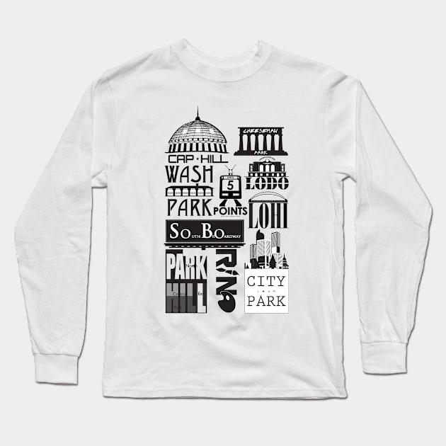 Denver Long Sleeve T-Shirt by Adotreid